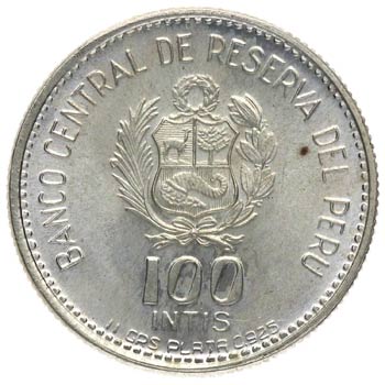 ND (1986). Perú. 100 Intis. KM ... 