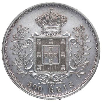1891. Portugal. 500 REIS. KM 535. ... 