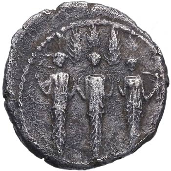 43 aC. Accoleia. Denario. Ag. 3,65 ... 