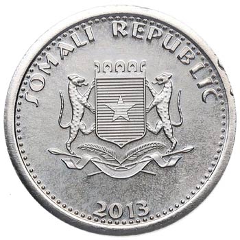2013. Somalia. 10 Shillings. ... 