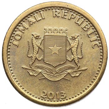 2013. Somalia. 20 Shillings. ... 