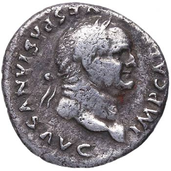 69-79 dC. Vespasiano . Denario. ... 