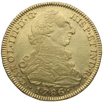 1786. Carlos III (1759-1788). 8 ... 