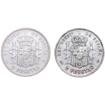 1889*89 y 1892*92. Alfonso XIII ... 