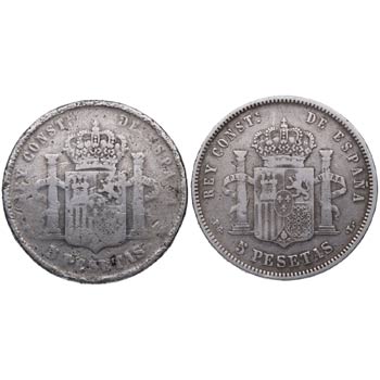 1891 y 1893. Alfonso XIII ... 