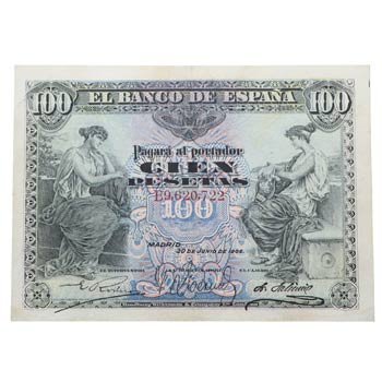 1906. Billetes Españoles. 100 ... 