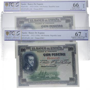 1925. Billetes Españoles. II ... 