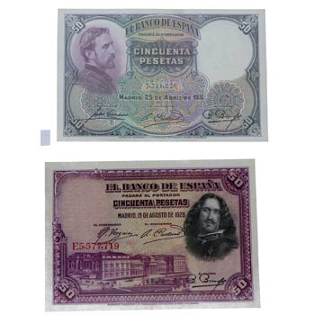 1928 y 1931. Billetes España. II ... 