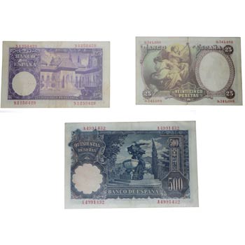 1931 a 1954. Billetes España. ... 