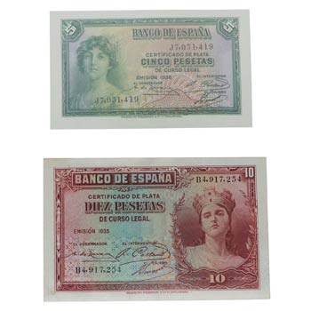 1935. Billetes España. II ... 