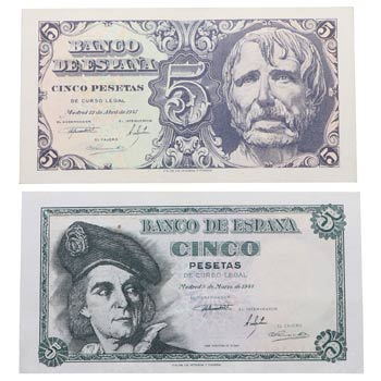 1947 y 1948. Billetes españoles. ... 