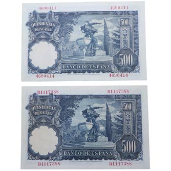 1951. Billetes Españoles. Franco. ... 