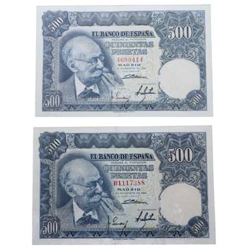 1951. Billetes Españoles. Franco. ... 