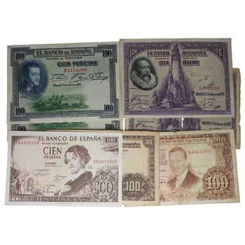 1925 a 1965. Billetes Españoles. ... 
