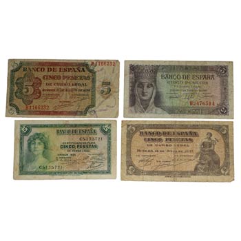 1935 a 1943. Billetes Españoles. ... 