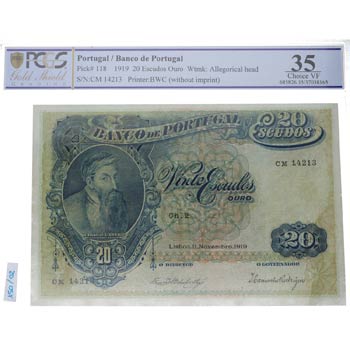 1919. Billetes Extranjeros. ... 