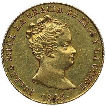 1845. Isabel II (1833-1868). ... 