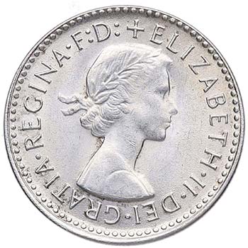 1961 (m). Australia. 3 Pence. KM ... 