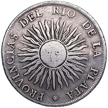 1813 . Argentina. 8 reales. PTS. ... 
