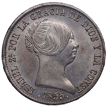 1855. Isabel II (1833-1868). ... 
