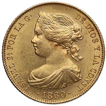 1860. Isabel II (1833-1868). ... 