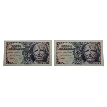 1947. Billetes Españoles. Franco ... 