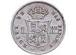 1859. Isabel II . Sevilla. 1 real. Cy 24. ... 