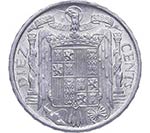 1953. Franco. VLTRA. 10 céntimos. Cy 2. Al. ... 