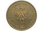 1996. Polonia. 2 Zloty. Ln. 8,10 g. SC . ... 