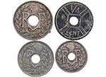 Francia- Indochina. 8 monedas de 5 ... 