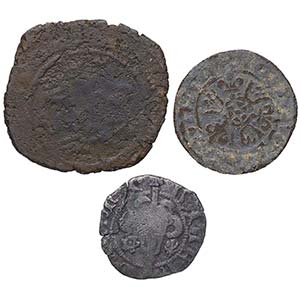 S. IV a VIII AH. Lote de 3 monedas: Dirhem, ... 