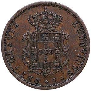 1868. Portugal. 5 reis. ... 