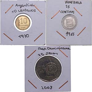 1965, 1970 y 2008. Venezuela, Argentina y ... 