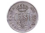 1859. Isabel II (1833-1868). Madrid. 1 Real. ... 