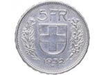 1932. Suiza. Berna. 5 Francos. KM-40. Ar. ... 
