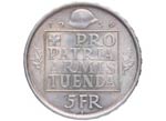1936. Suiza. Berna. 5 Francos. KM 41. Ag. ... 