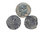 Siglos VII-XI. 35 trozos de monedas ... 