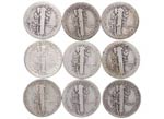 1920-1929. Estados Unidos. Lote de 9 monedas ... 