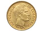 1924. Colombia. 5 pesos. ... 