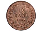 1867. Rumanía. 10 Bani. ... 