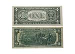 1976-1988. EEUU. 2 Billetes de 1 y 2 Dólar. ... 