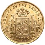 1868. Isabel II (1833-1868). Manila. 4 ... 