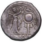 211-210 aC. Victoriato. Ag. 2,57 g. MBC / ... 