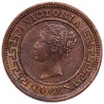 1880. Ceylan. 1/4 Cent. ... 