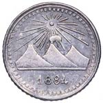 1884. Guatemala. 1/4 ... 