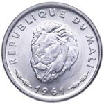 1961. Mali. 25 Francs. ... 