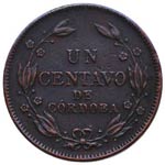 1912. Nicaragua. 1 Centavo. KM 11. Ae. 3,96 ... 