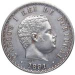 1891. Portugal. 500 ... 