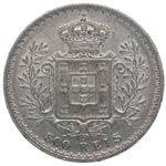1892. Portugal. 500 REIS. KM 535. Ag. 12,25 ... 