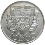 1940. Portugal. 10 escudos. KM 582. Ag. ... 
